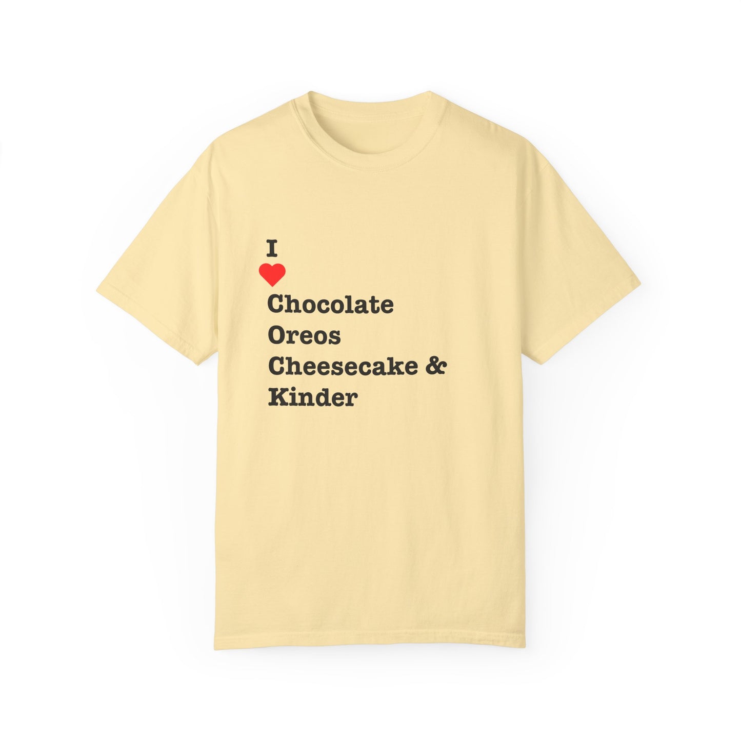 I ❤️ Chocolate Oreos Cheesecake & Kinder (C.O.C.K.) T-Shirt