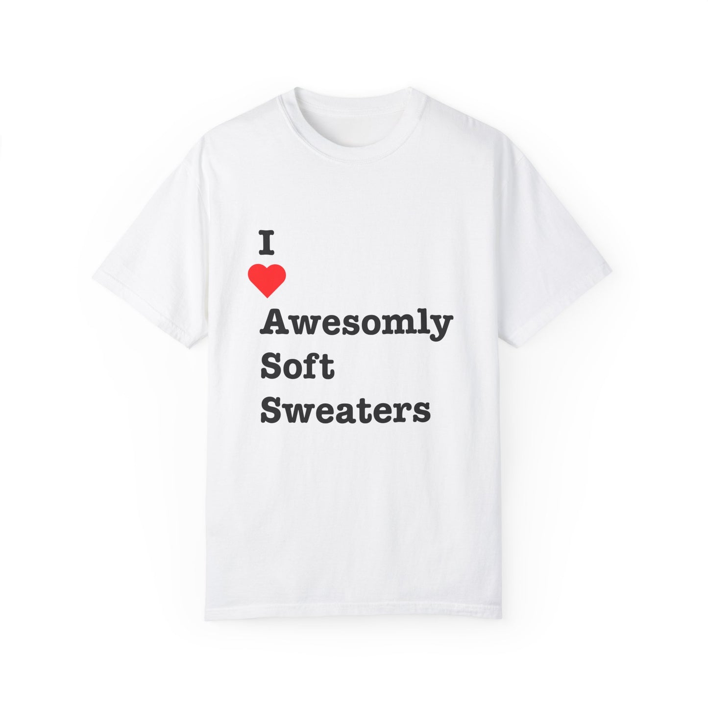I ❤️ Awesomely Soft Sweaters (A.S.S.). This tee has layers, just like your favorite sweater. 👀