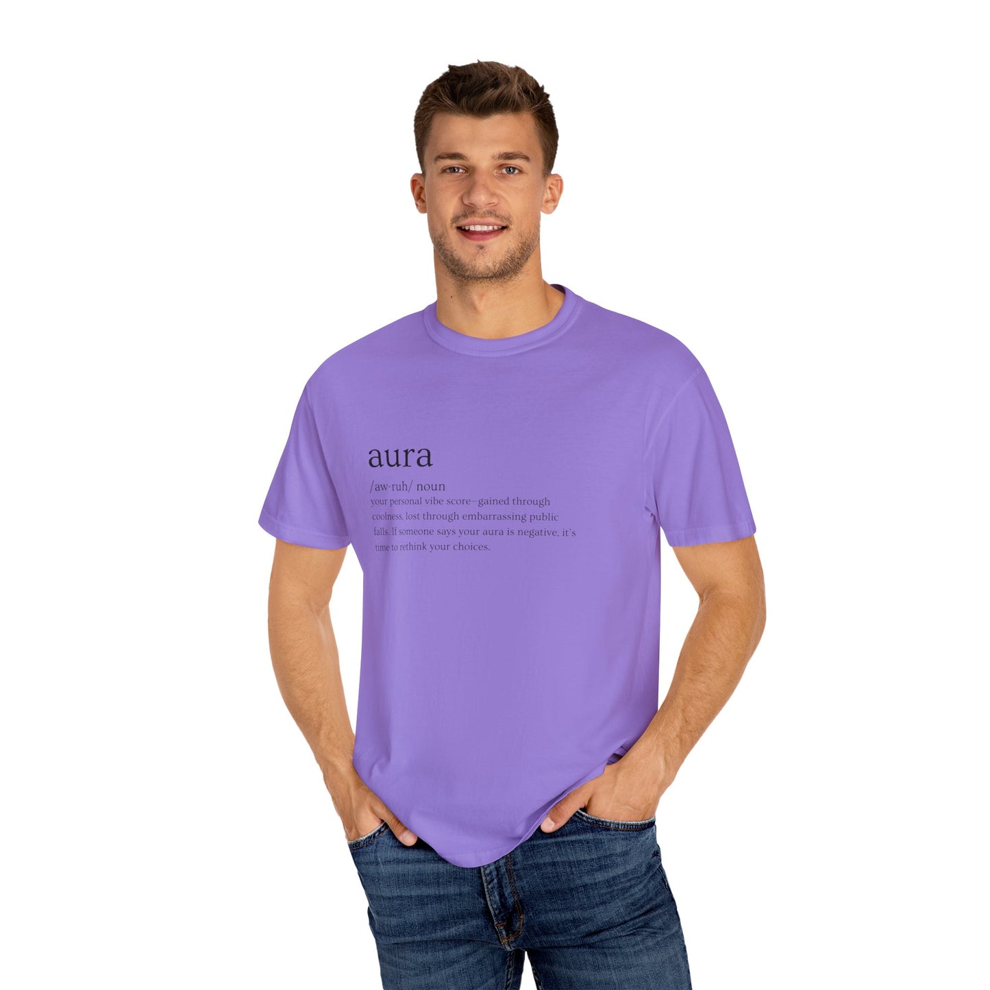 "Aura" Definition Tee – Your Vibe Score, Certified