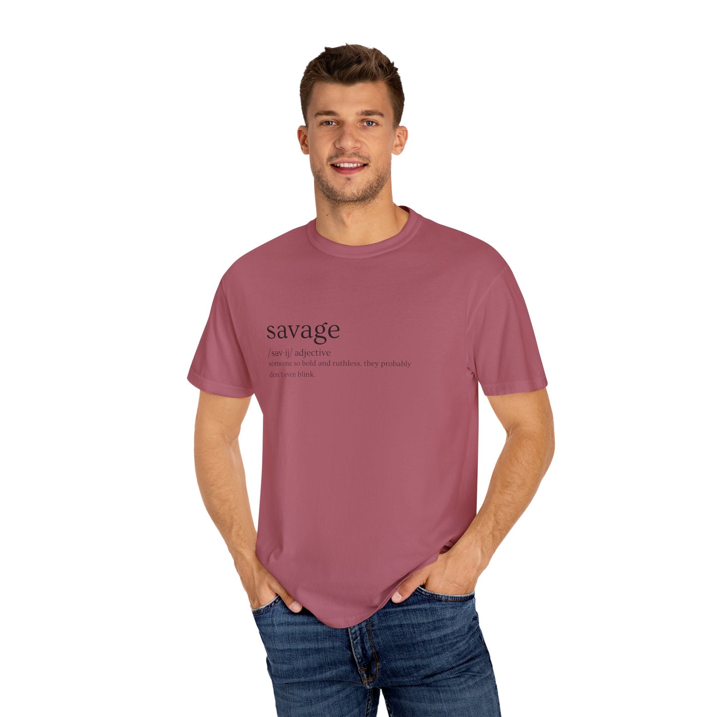 "Savage" Definition Tee - No Mercy, No Regrets