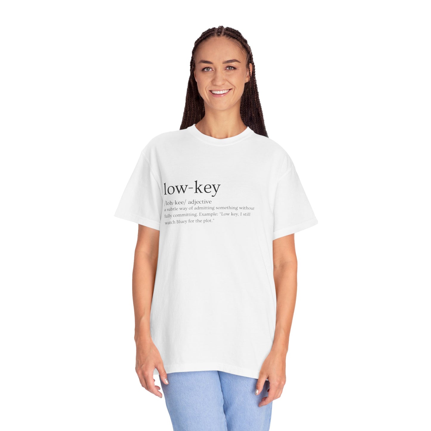 🔑"Low-Key" Definition Tee - Chill but make it Iconic 🔑