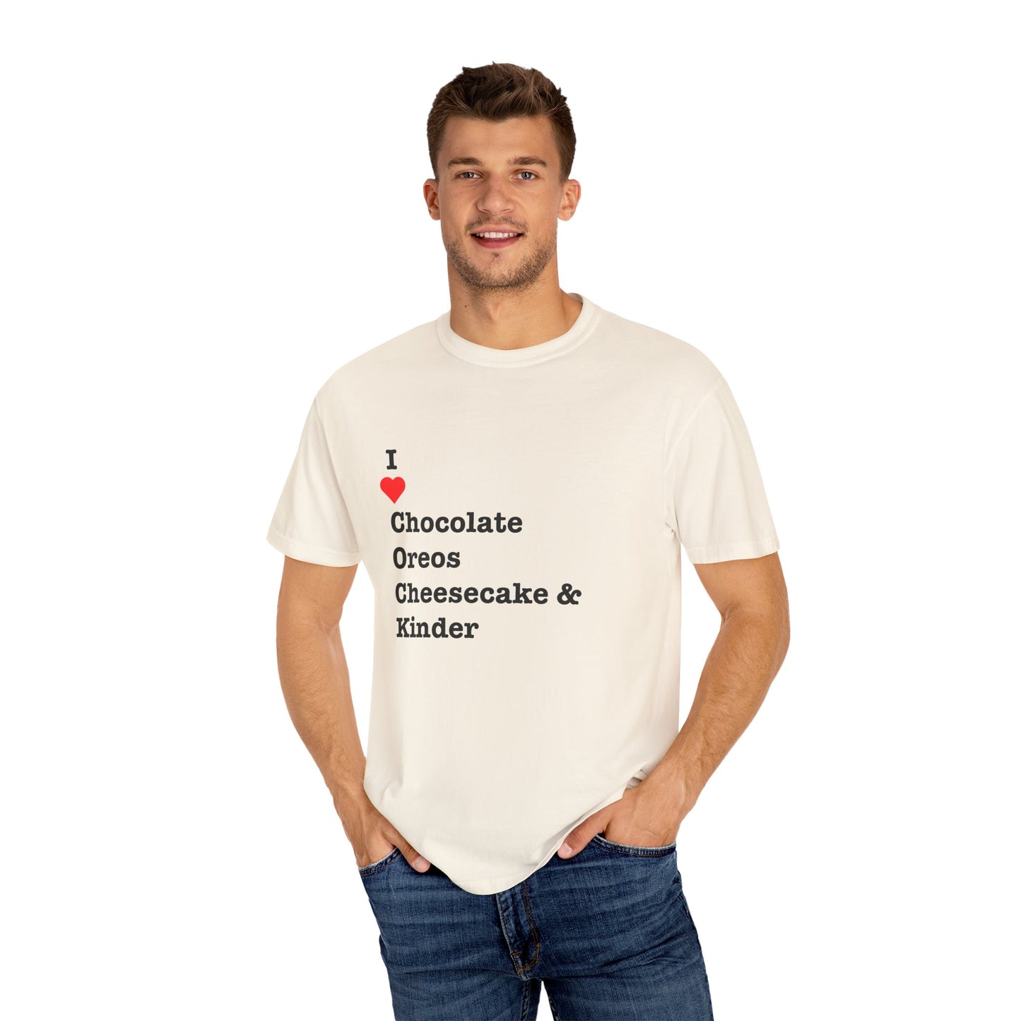 I ❤️ Chocolate Oreos Cheesecake & Kinder (C.O.C.K.) T-Shirt