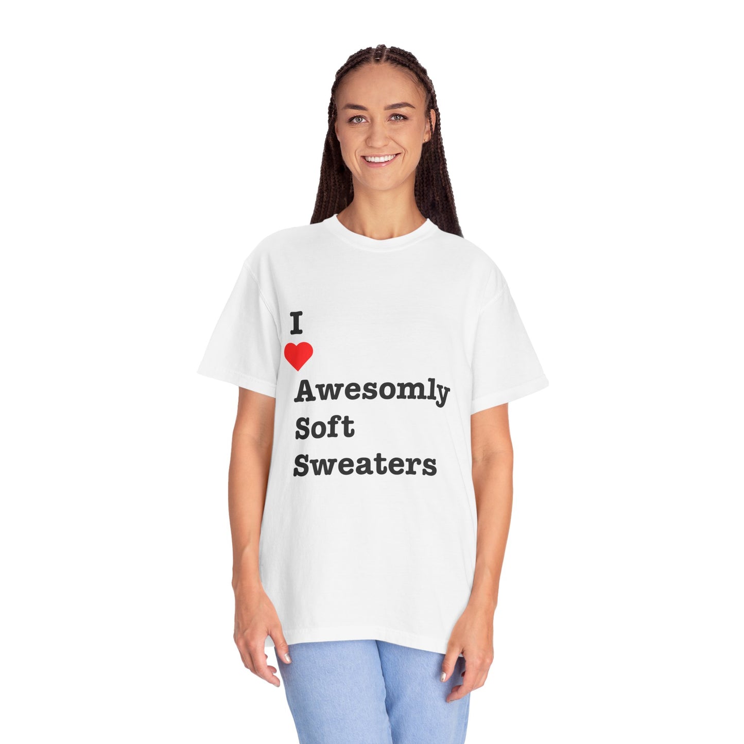 I ❤️ Awesomely Soft Sweaters (A.S.S.). This tee has layers, just like your favorite sweater. 👀