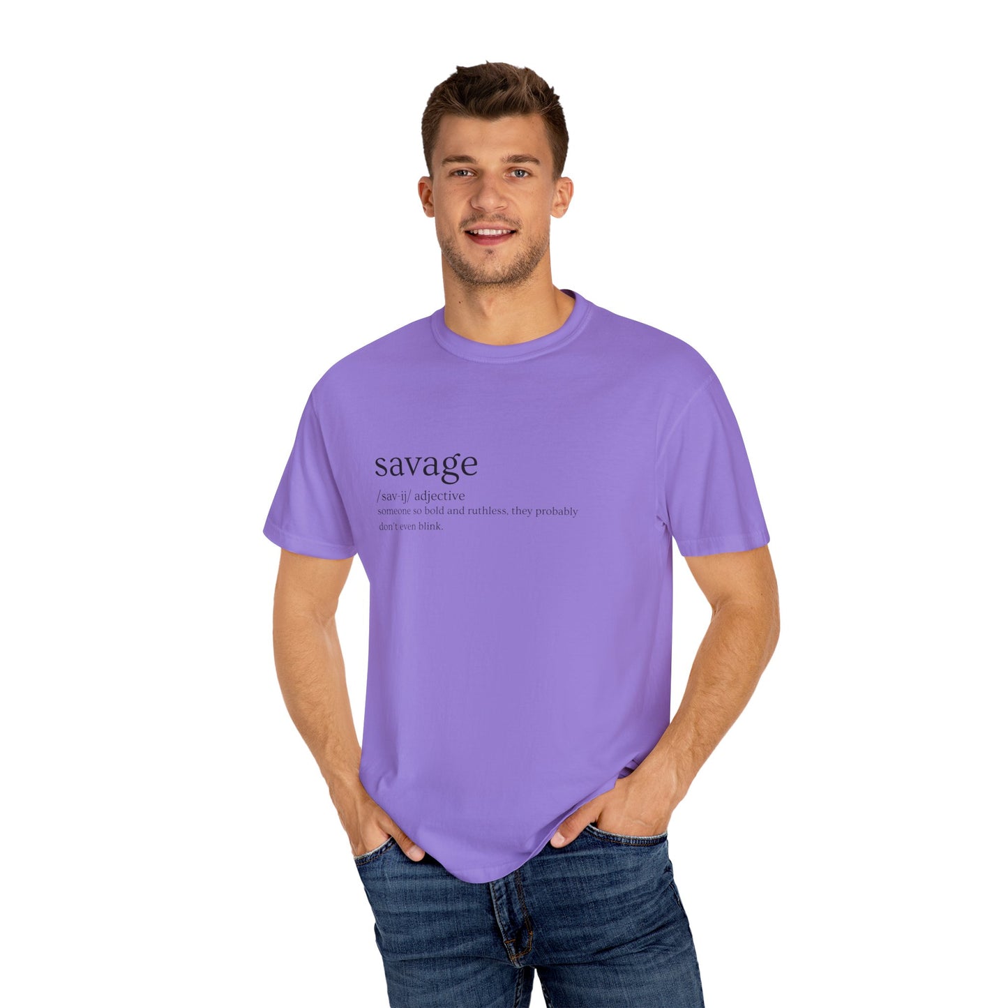 "Savage" Definition Tee - No Mercy, No Regrets