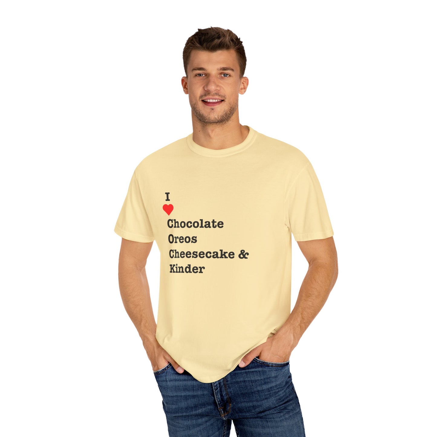I ❤️ Chocolate Oreos Cheesecake & Kinder (C.O.C.K.) T-Shirt