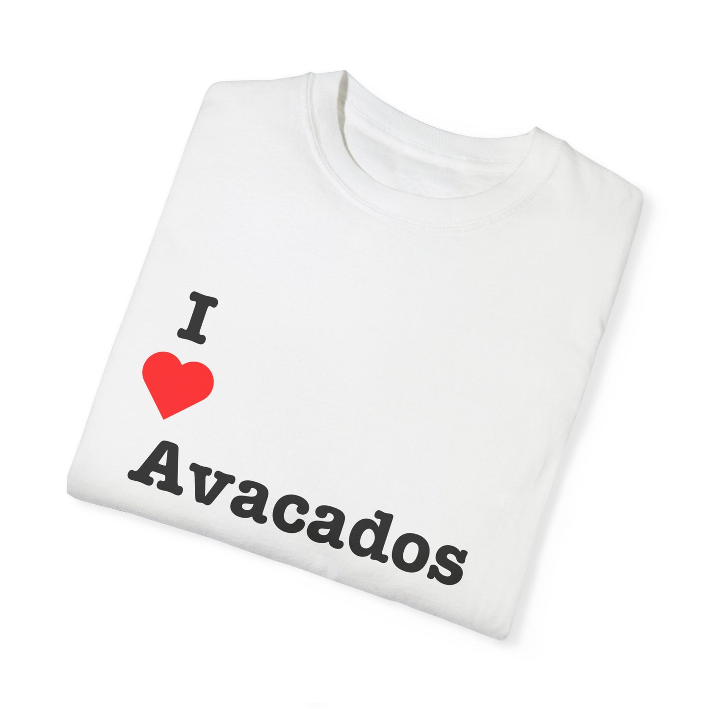 "I ❤️ Avocados Salsa & Sushi" Tee (aka: Foodie-approved, with a side of cheekiness. 🥑🍣🌶)
