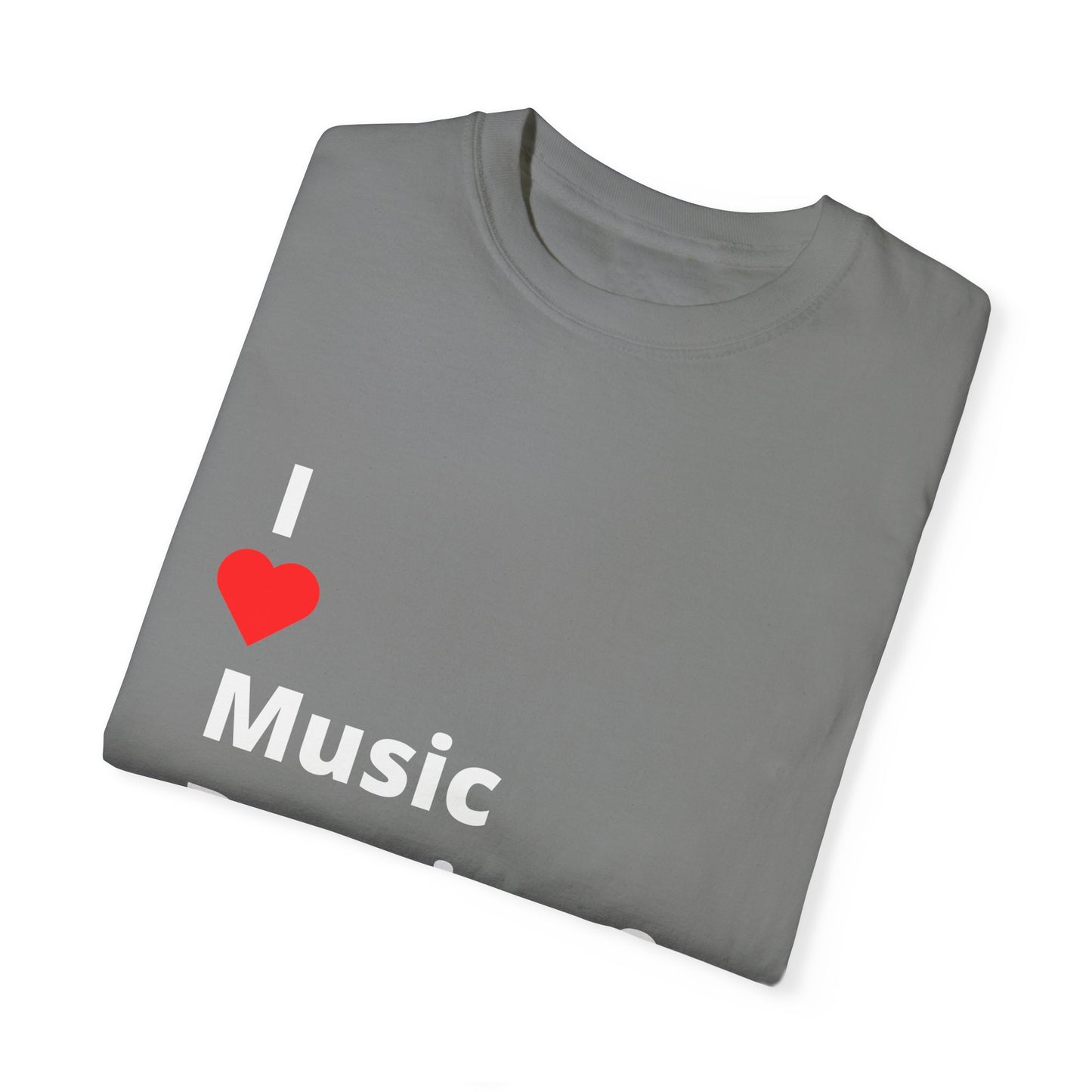 I ❤️ Music Dancing & Magical Auras (M.D.M.A). A festival-ready tee for those who vibe with music, and…other recreational activities.