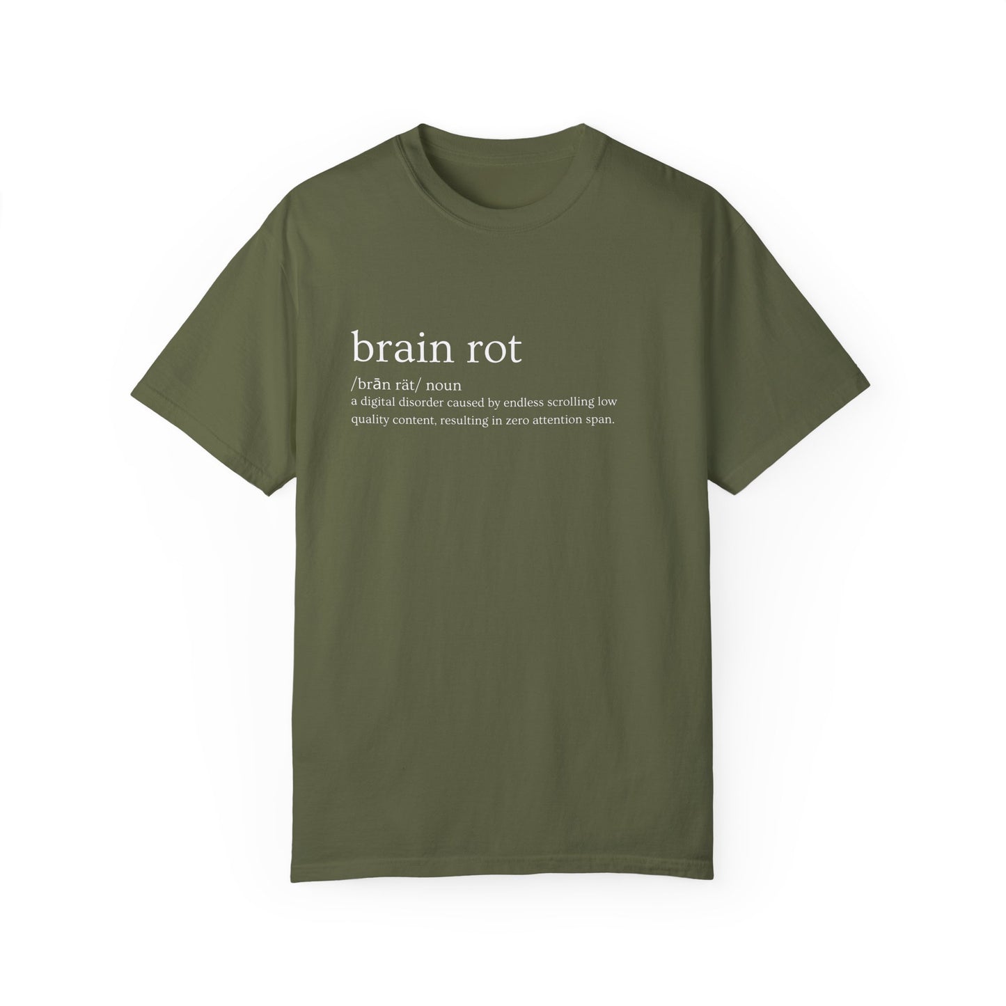 💾 "Brain Rot" Definition Tee – Zero Thoughts, Maximum Vibes💾