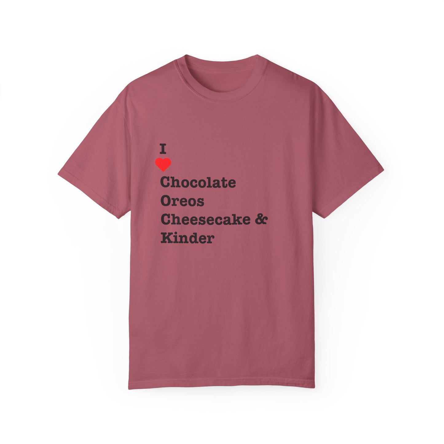 I ❤️ Chocolate Oreos Cheesecake & Kinder (C.O.C.K.) T-Shirt