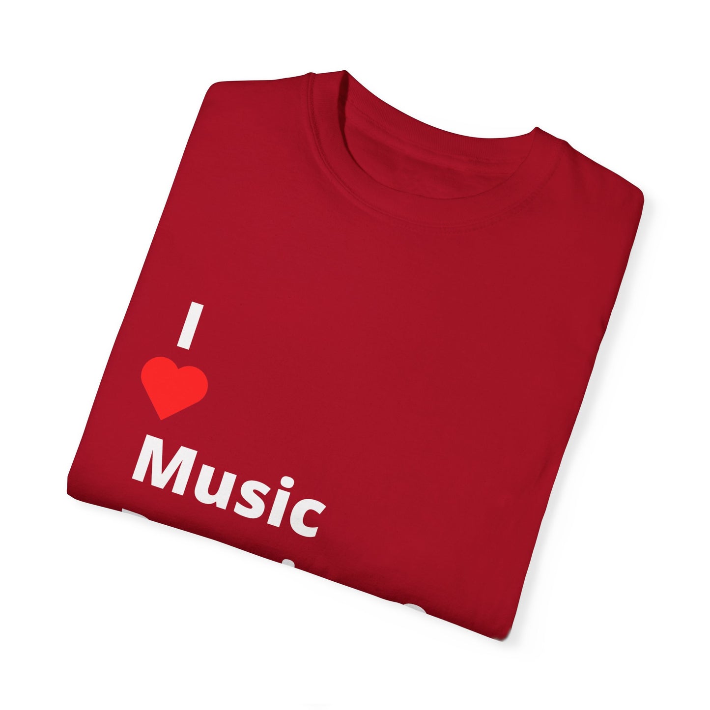 I ❤️ Music Dancing & Magical Auras (M.D.M.A). A festival-ready tee for those who vibe with music, and…other recreational activities.