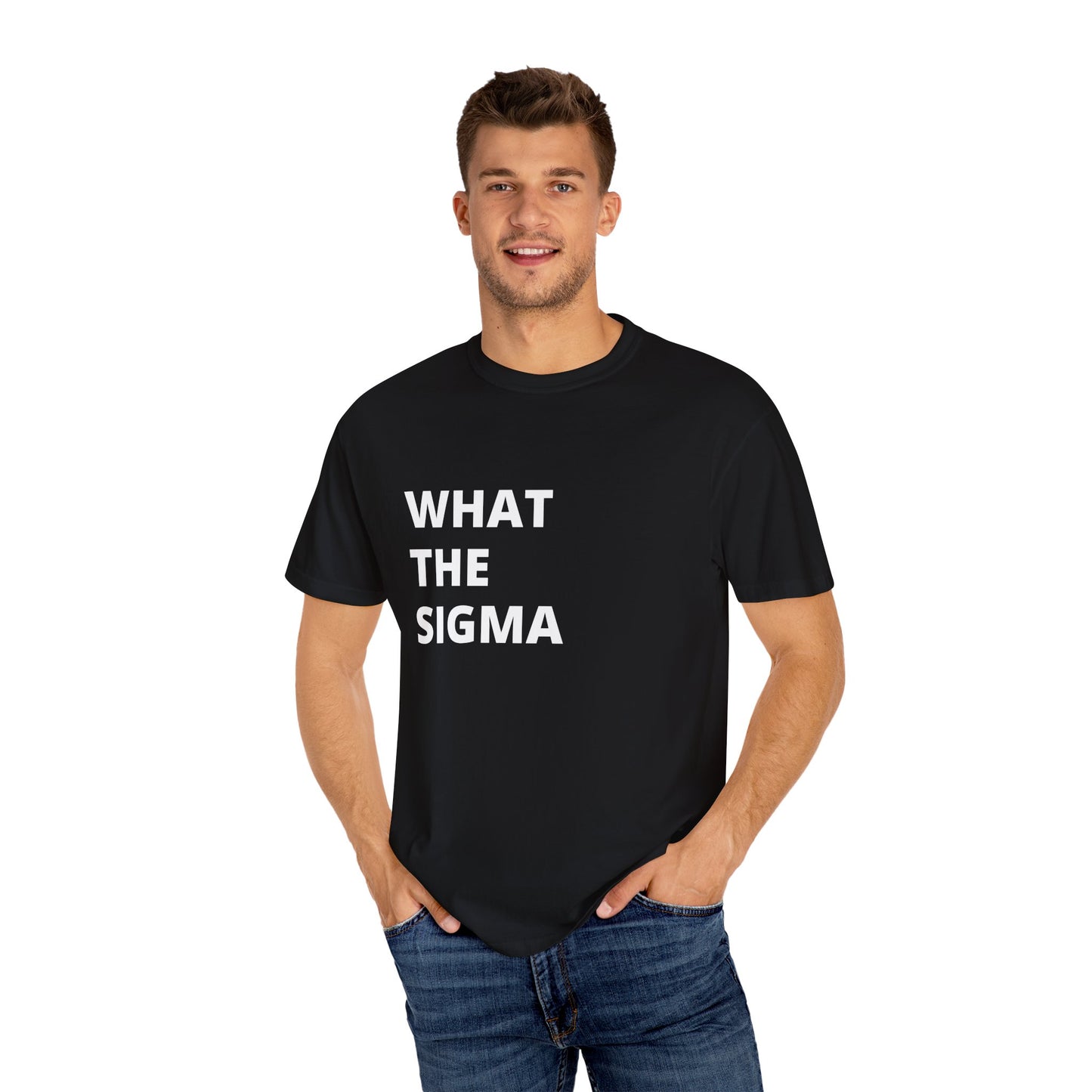 🔥 "What the Sigma" Tee – Lone Wolf Energy Activated 🔥