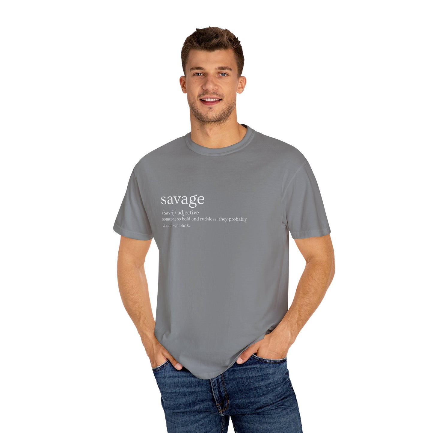 "Savage" Definition Tee. - No Mercy, No Regrets