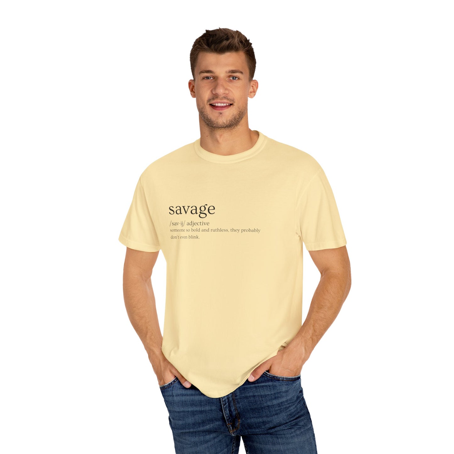 "Savage" Definition Tee - No Mercy, No Regrets
