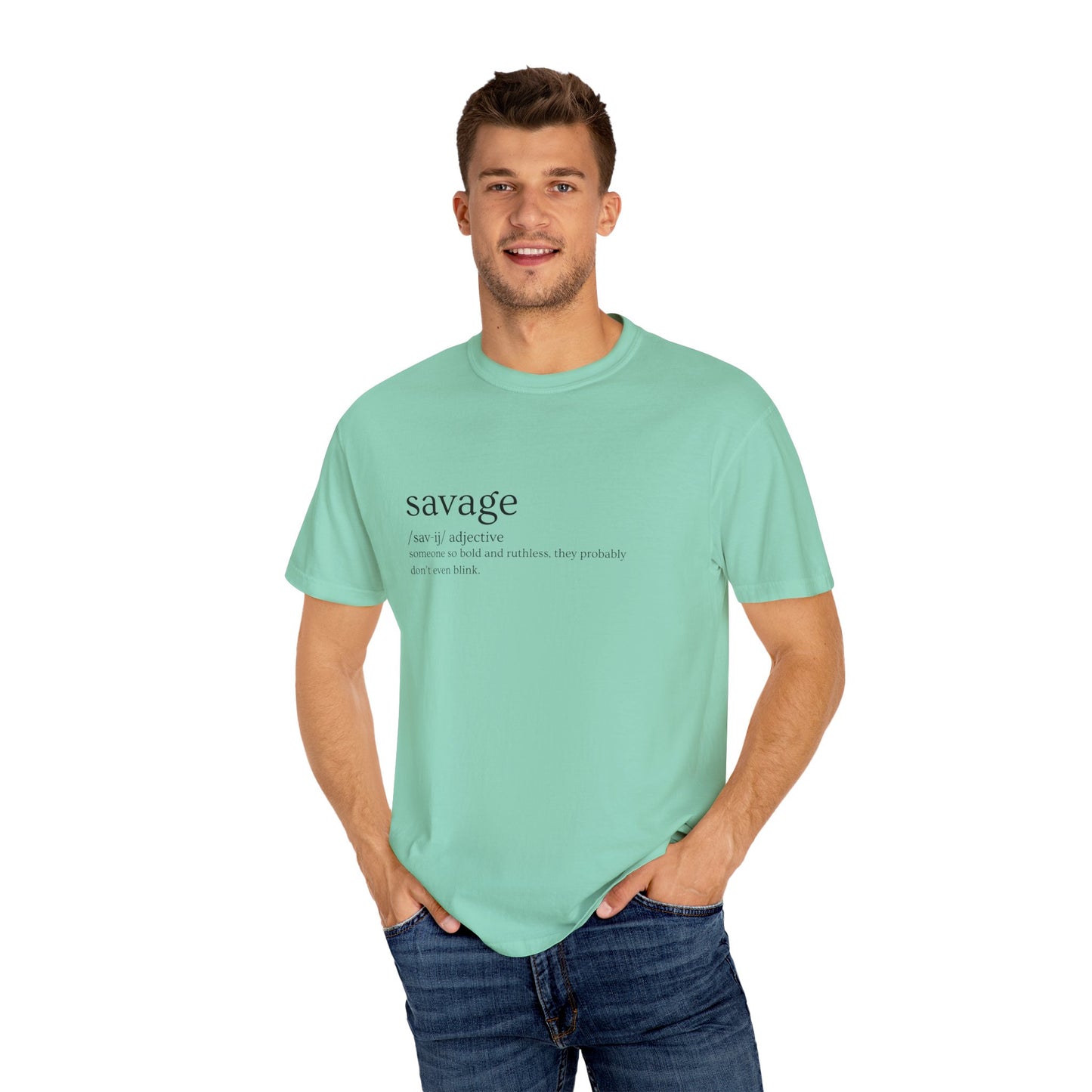 "Savage" Definition Tee - No Mercy, No Regrets