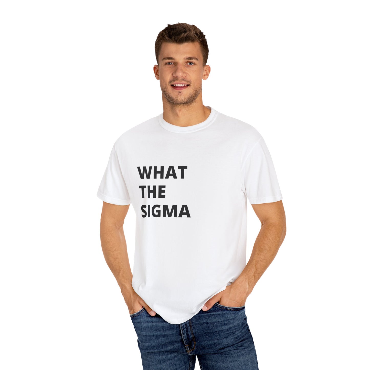 🔥 "What the Sigma" Tee – Lone Wolf Energy Activated 🔥