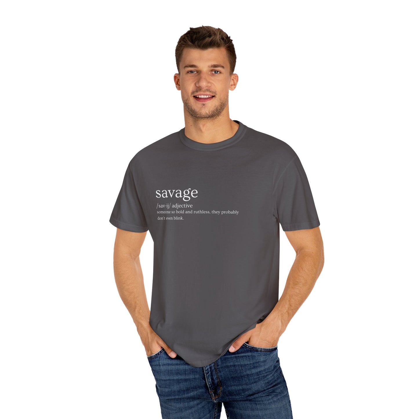 "Savage" Definition Tee. - No Mercy, No Regrets