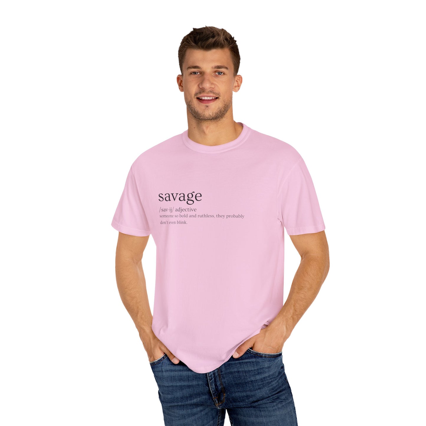"Savage" Definition Tee - No Mercy, No Regrets