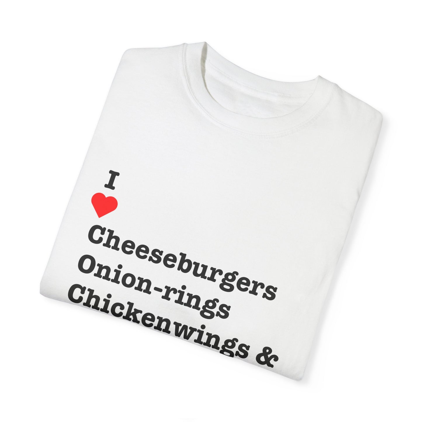 I ❤️ Cheeseburgers Onion-Rings Chickenwings & Kebabs (C.O.C.K). Because drunk food is the best food. 🍔🍗