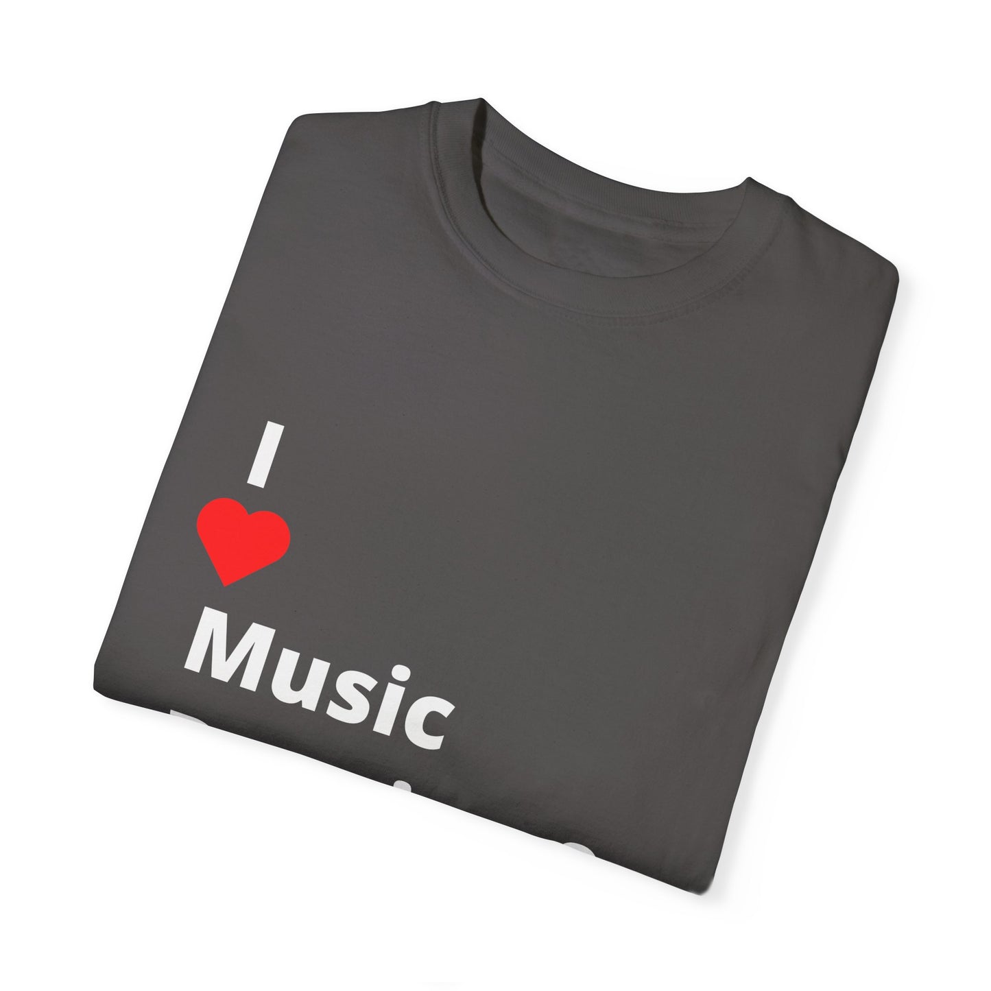 I ❤️ Music Dancing & Magical Auras (M.D.M.A). A festival-ready tee for those who vibe with music, and…other recreational activities.