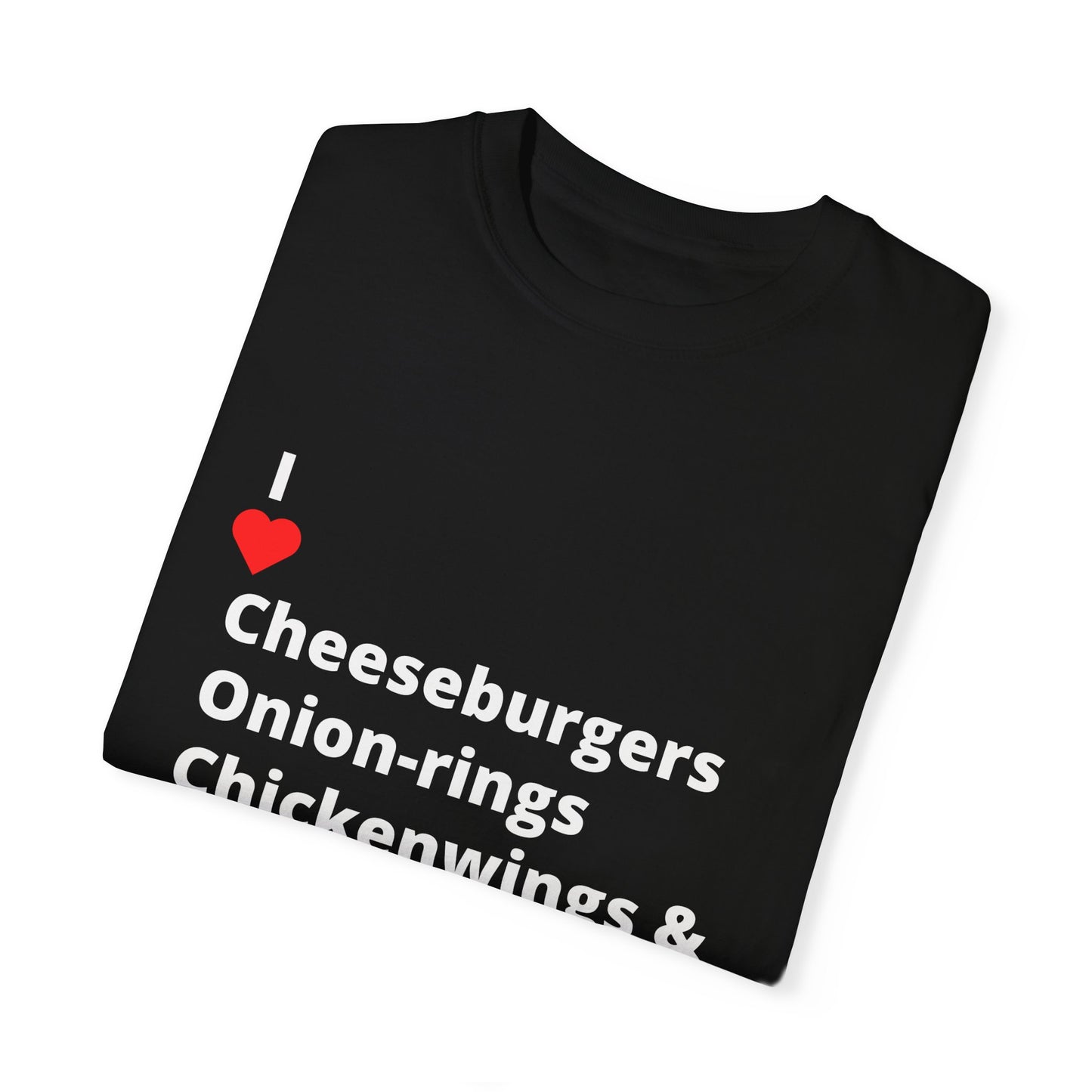 I ❤️ Cheeseburgers Onion-Rings Chickenwings & Kebabs. Because drunk food is the best food. 🍔🍗