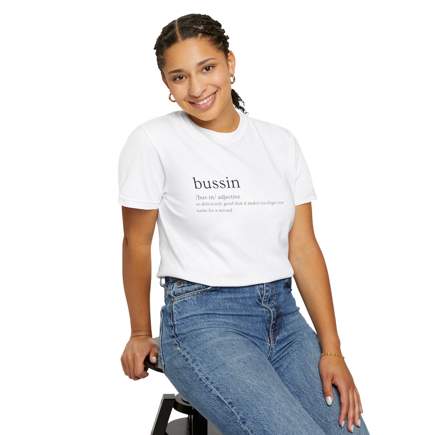 🔥 "Bussin" Definition Tee – Too Good to Gatekeep 🔥