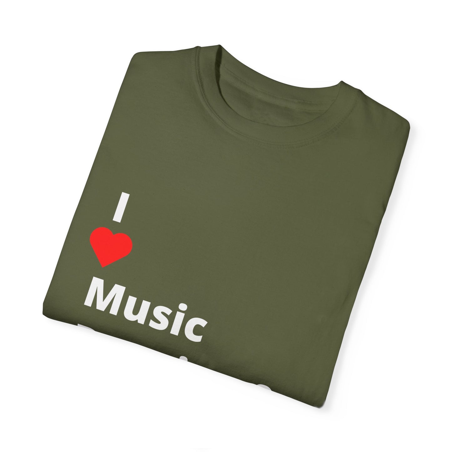 I ❤️ Music Dancing & Magical Auras (M.D.M.A). A festival-ready tee for those who vibe with music, and…other recreational activities.