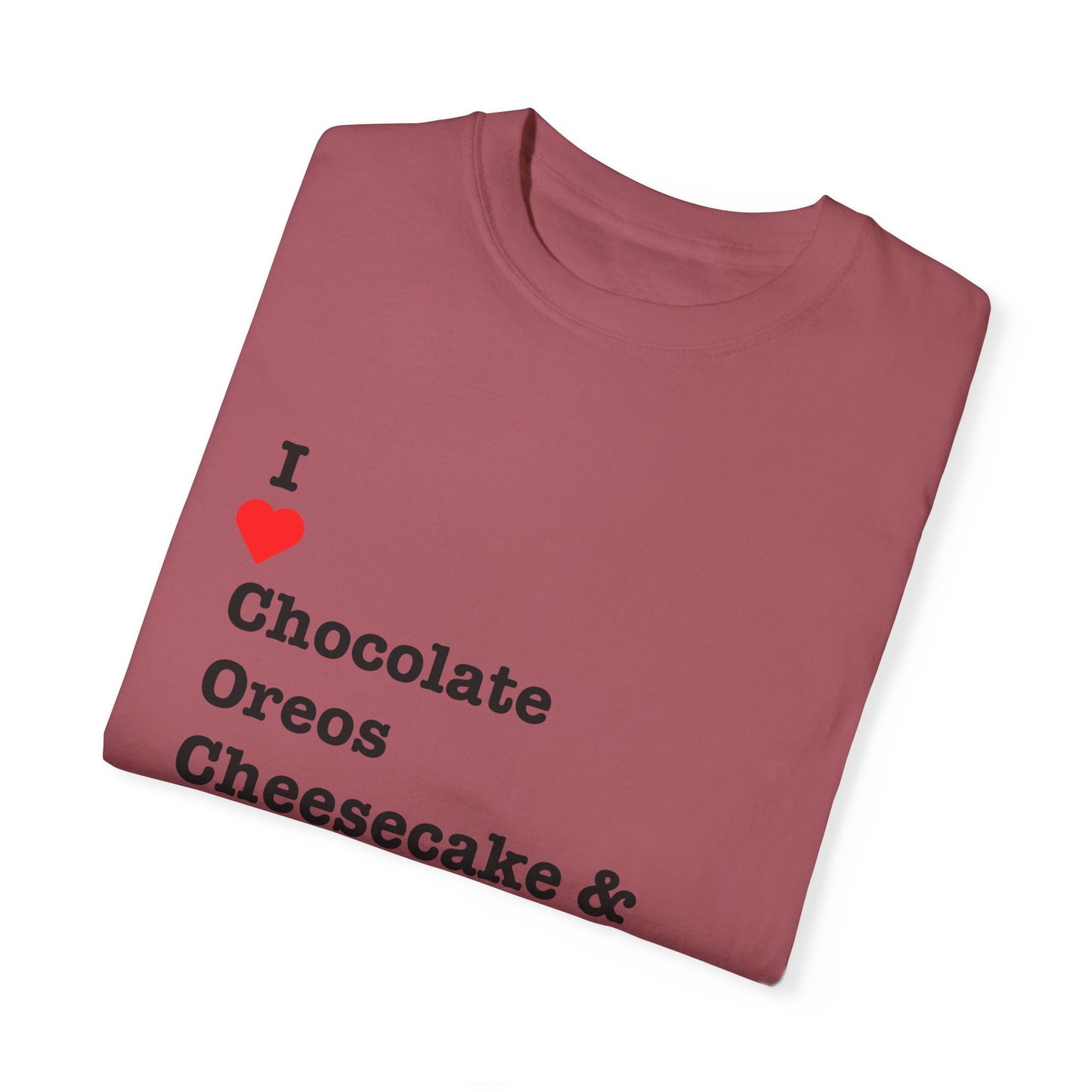 I ❤️ Chocolate Oreos Cheesecake & Kinder (C.O.C.K.) T-Shirt
