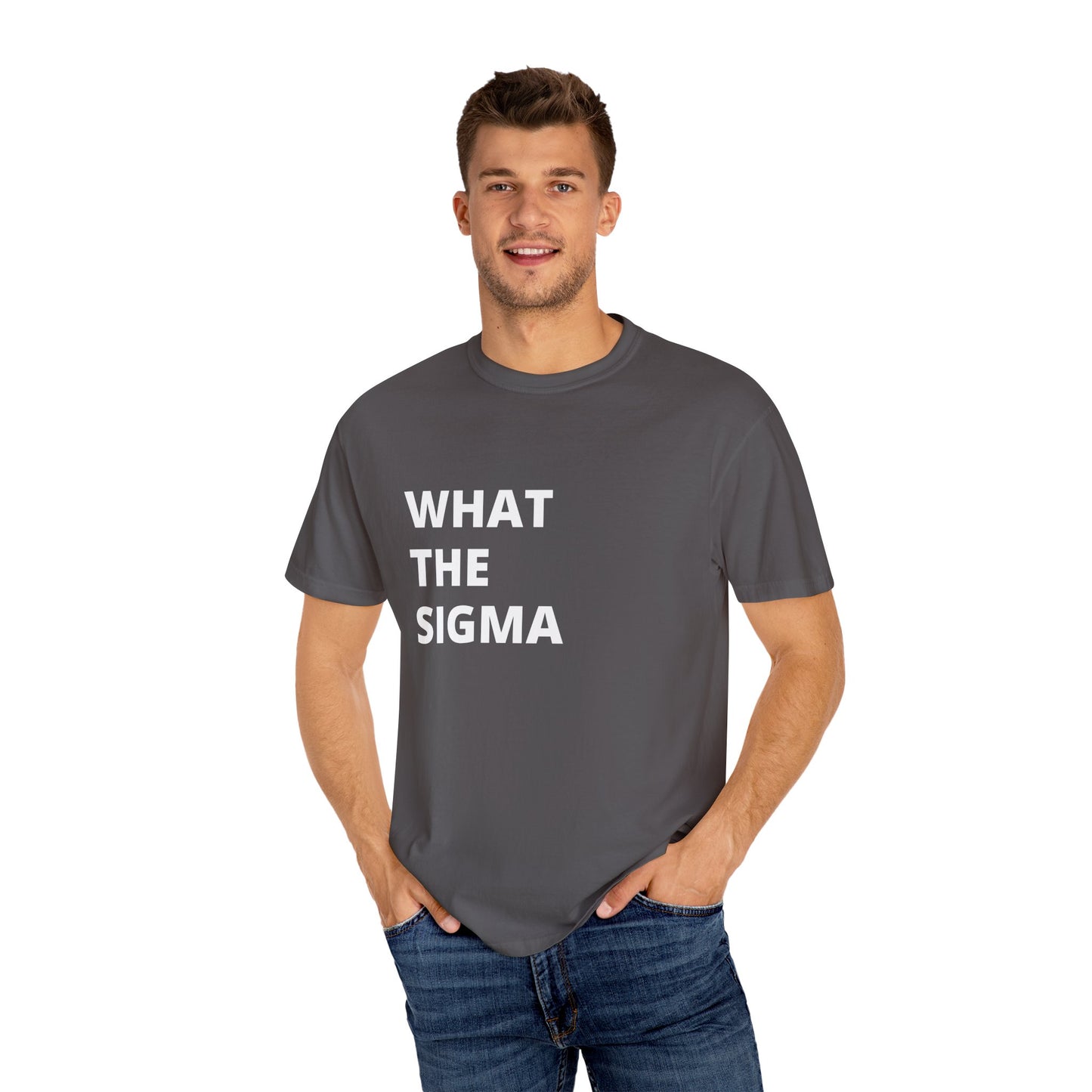 🔥 "What the Sigma" Tee – Lone Wolf Energy Activated 🔥