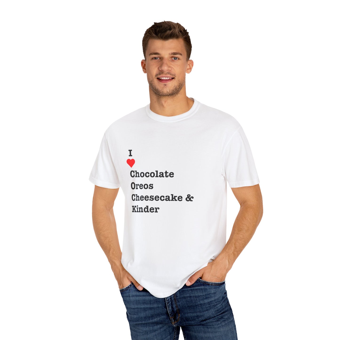 I ❤️ Chocolate Oreos Cheesecake & Kinder (C.O.C.K.) T-Shirt