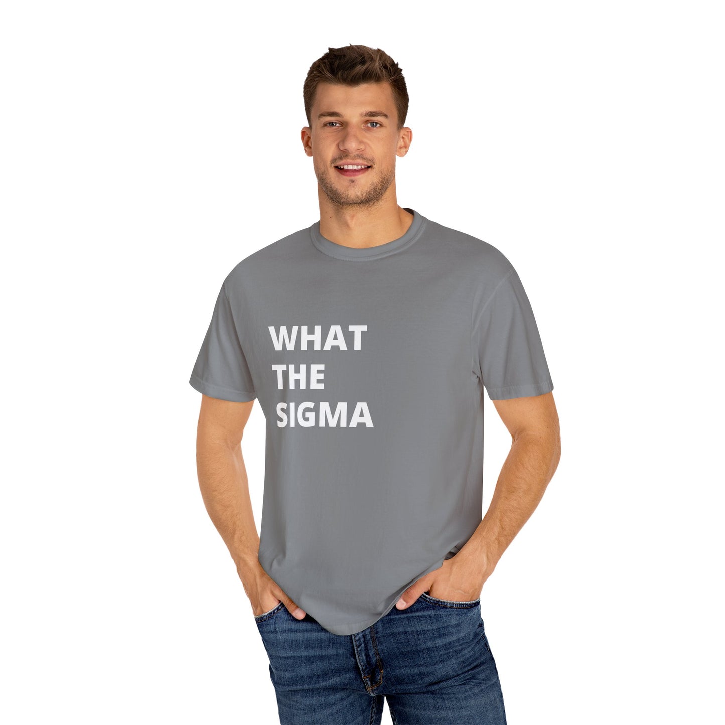 🔥 "What the Sigma" Tee – Lone Wolf Energy Activated 🔥