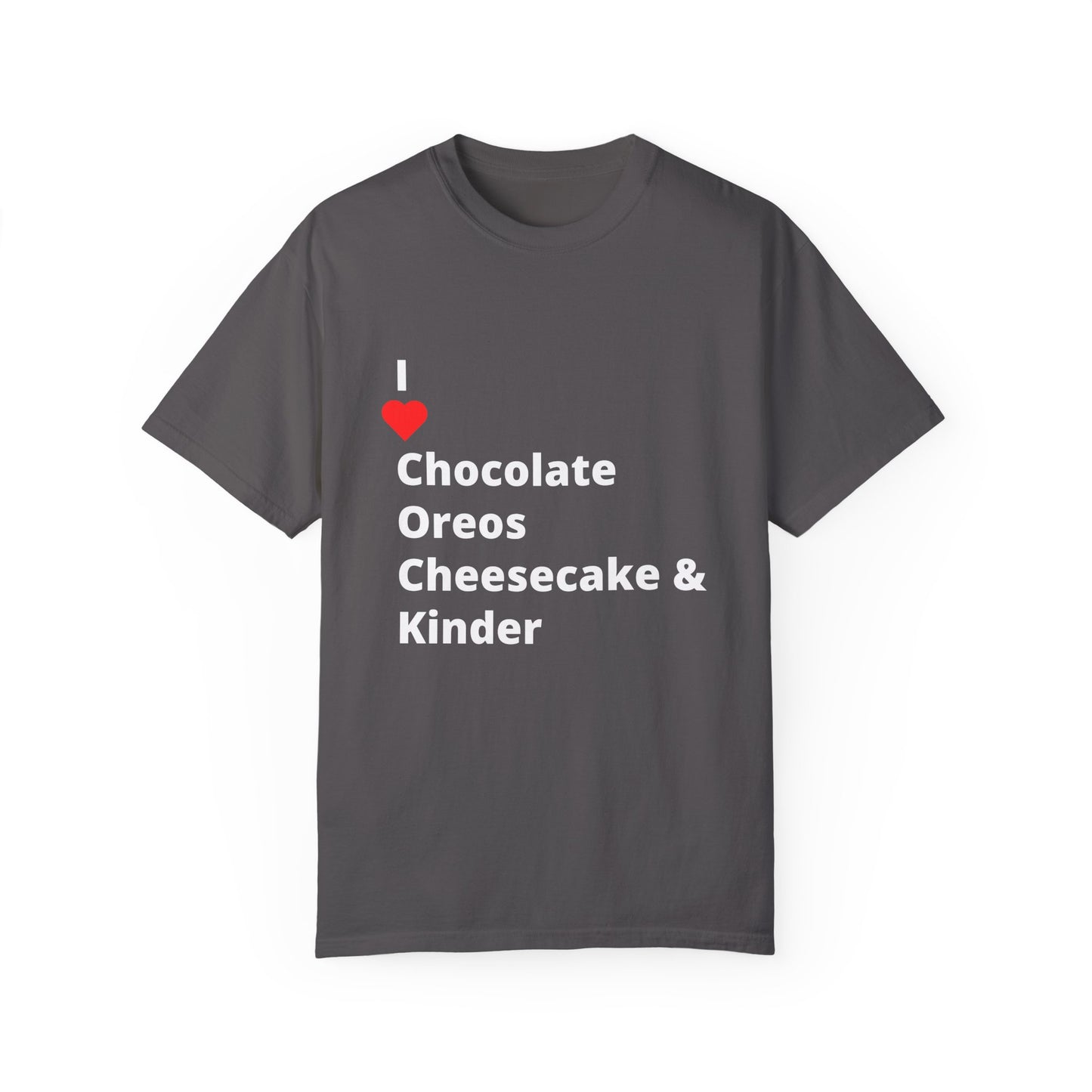 I ❤️ Chocolate Oreos Cheesecake & Kinder (C.O.C.K.) T-Shirt