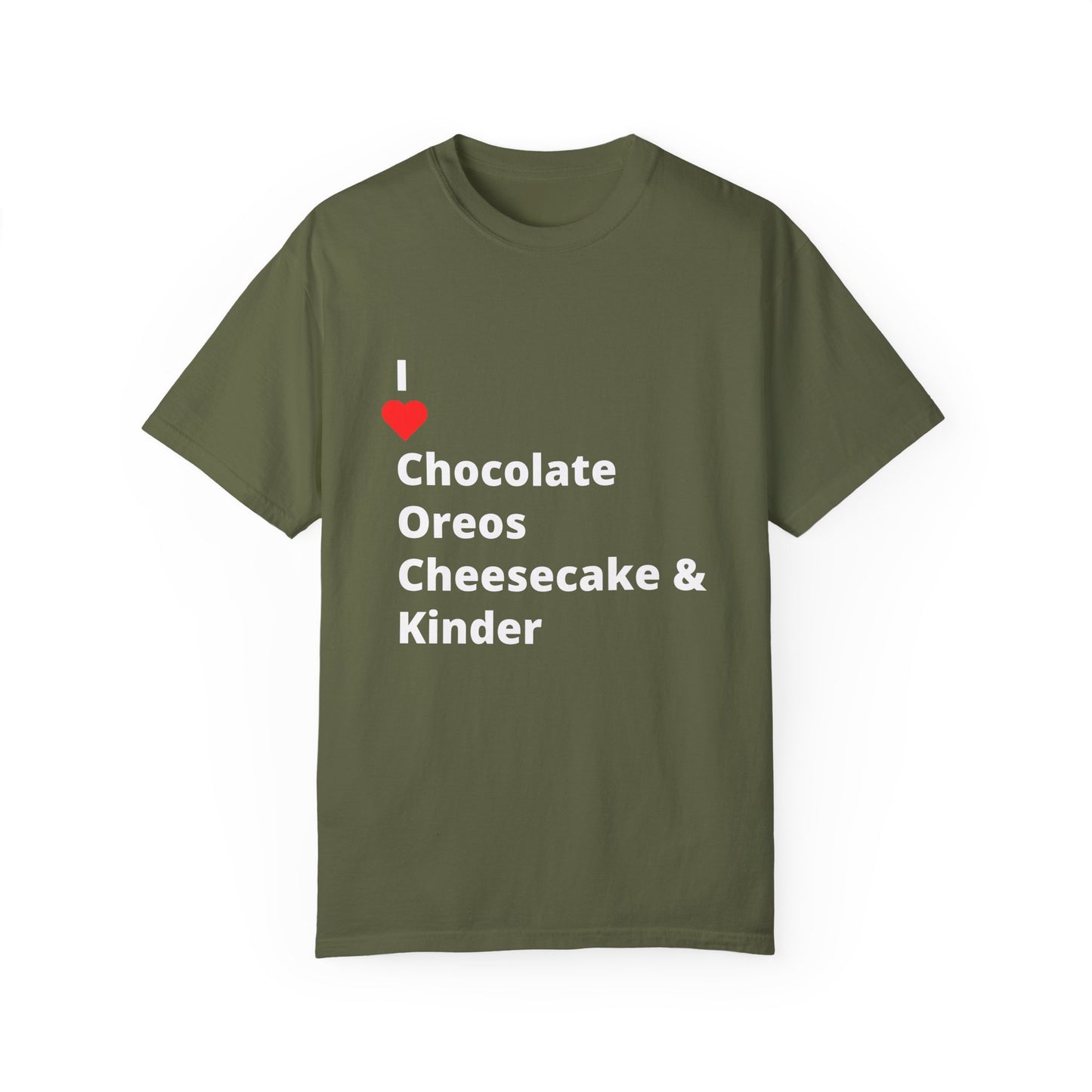 I ❤️ Chocolate Oreos Cheesecake & Kinder (C.O.C.K.) T-Shirt