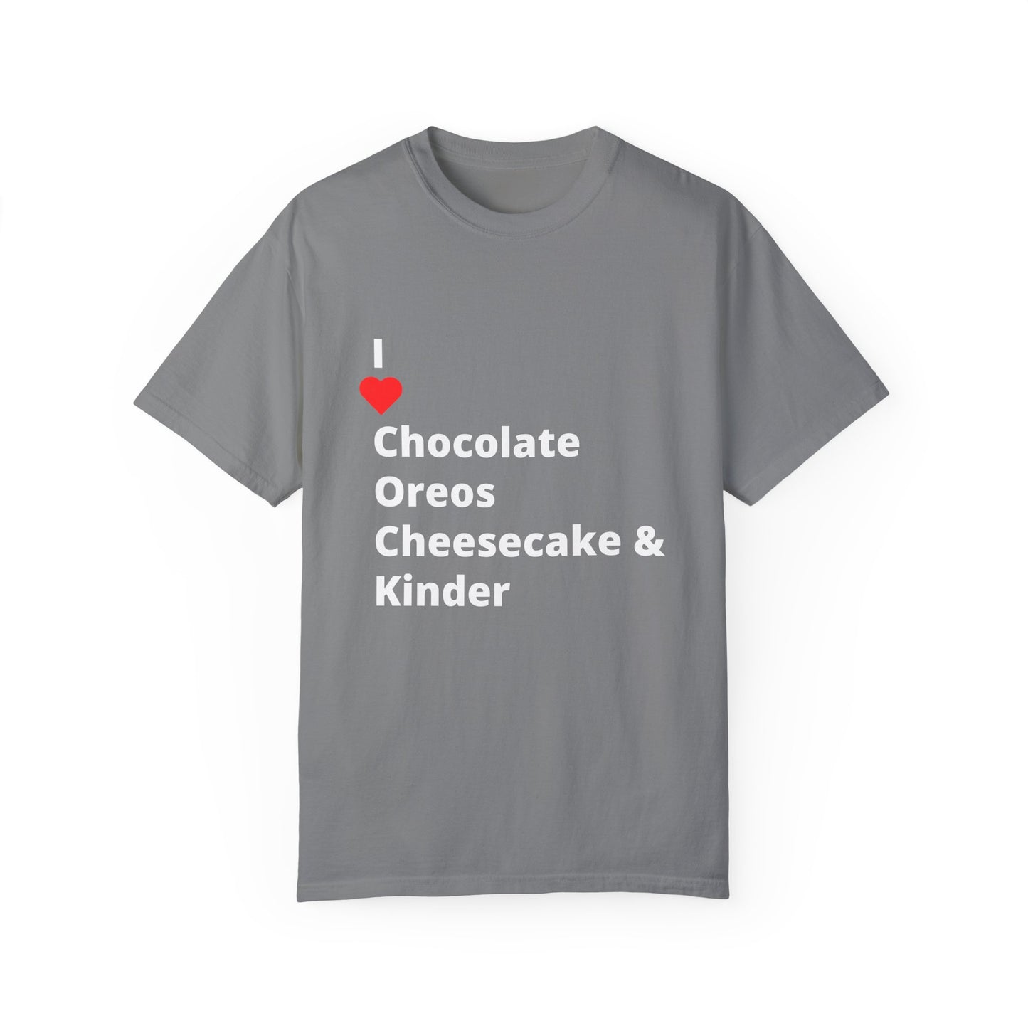 I ❤️ Chocolate Oreos Cheesecake & Kinder (C.O.C.K.) T-Shirt