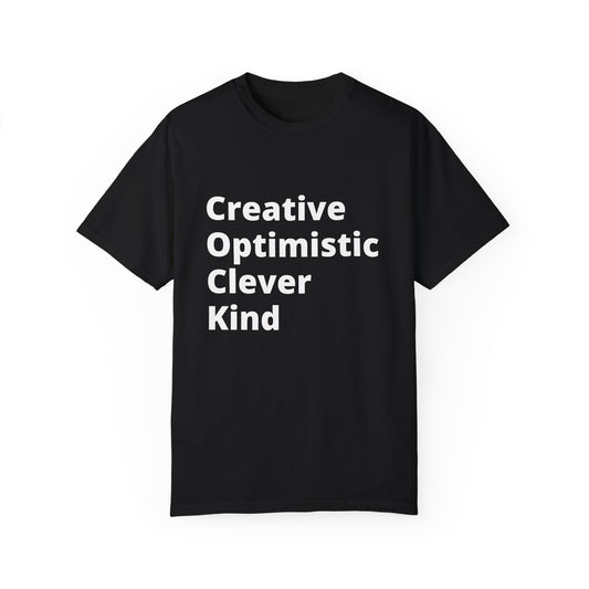 🐓Creative Optimistic Clever Kind (C.O.C.K) T-Shirt Good vibes only – and maybe just a little bit of mischief.