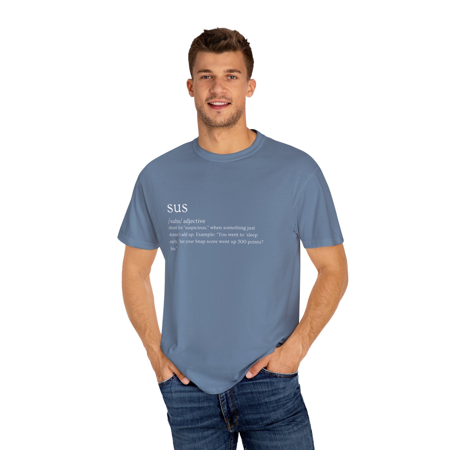 🤔"SUS AF" Definition Tee – Trust Issues Activated 🤔