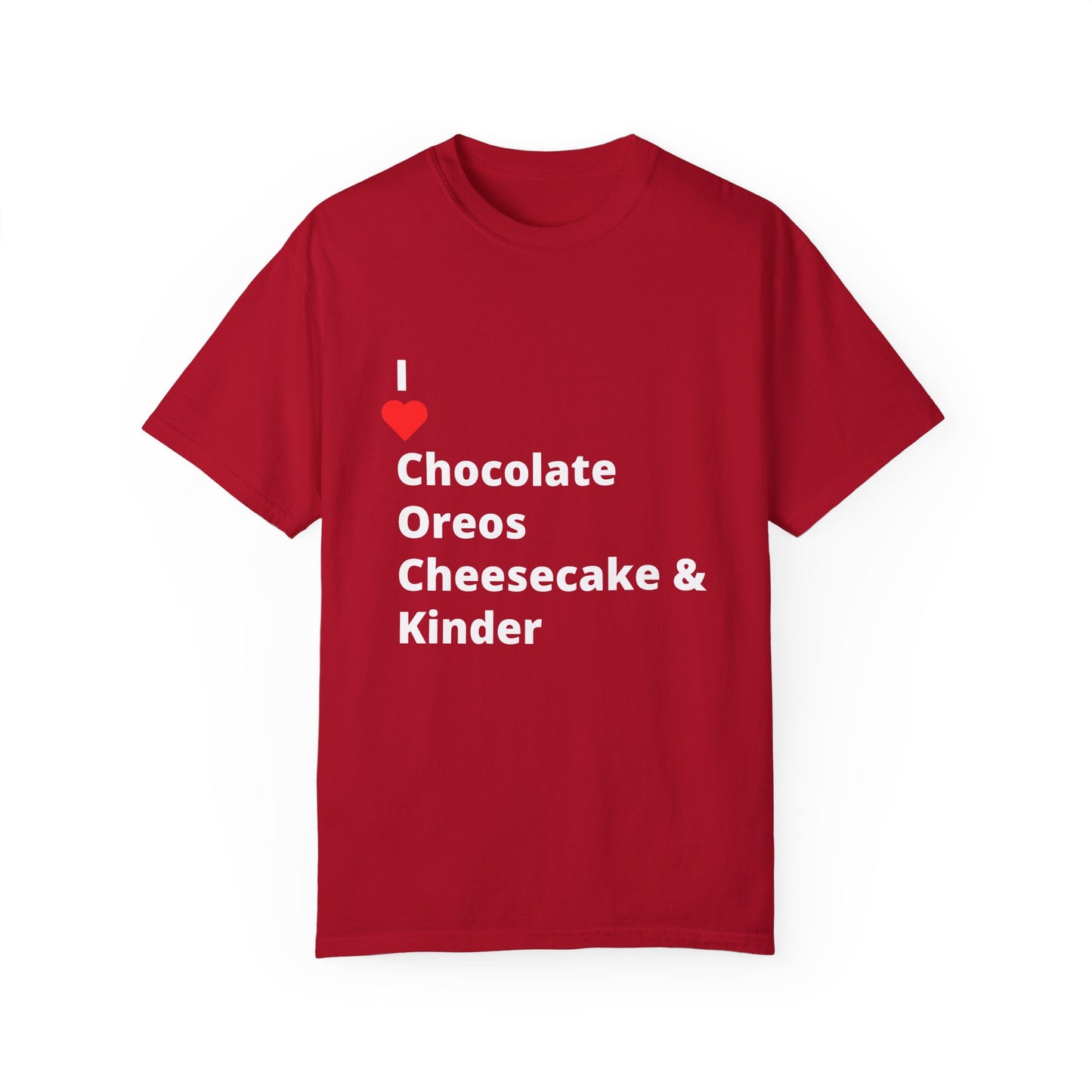 I ❤️ Chocolate Oreos Cheesecake & Kinder (C.O.C.K.) T-Shirt