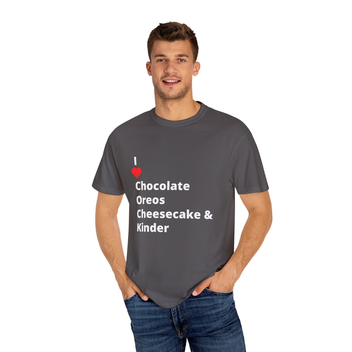 I ❤️ Chocolate Oreos Cheesecake & Kinder (C.O.C.K.) T-Shirt