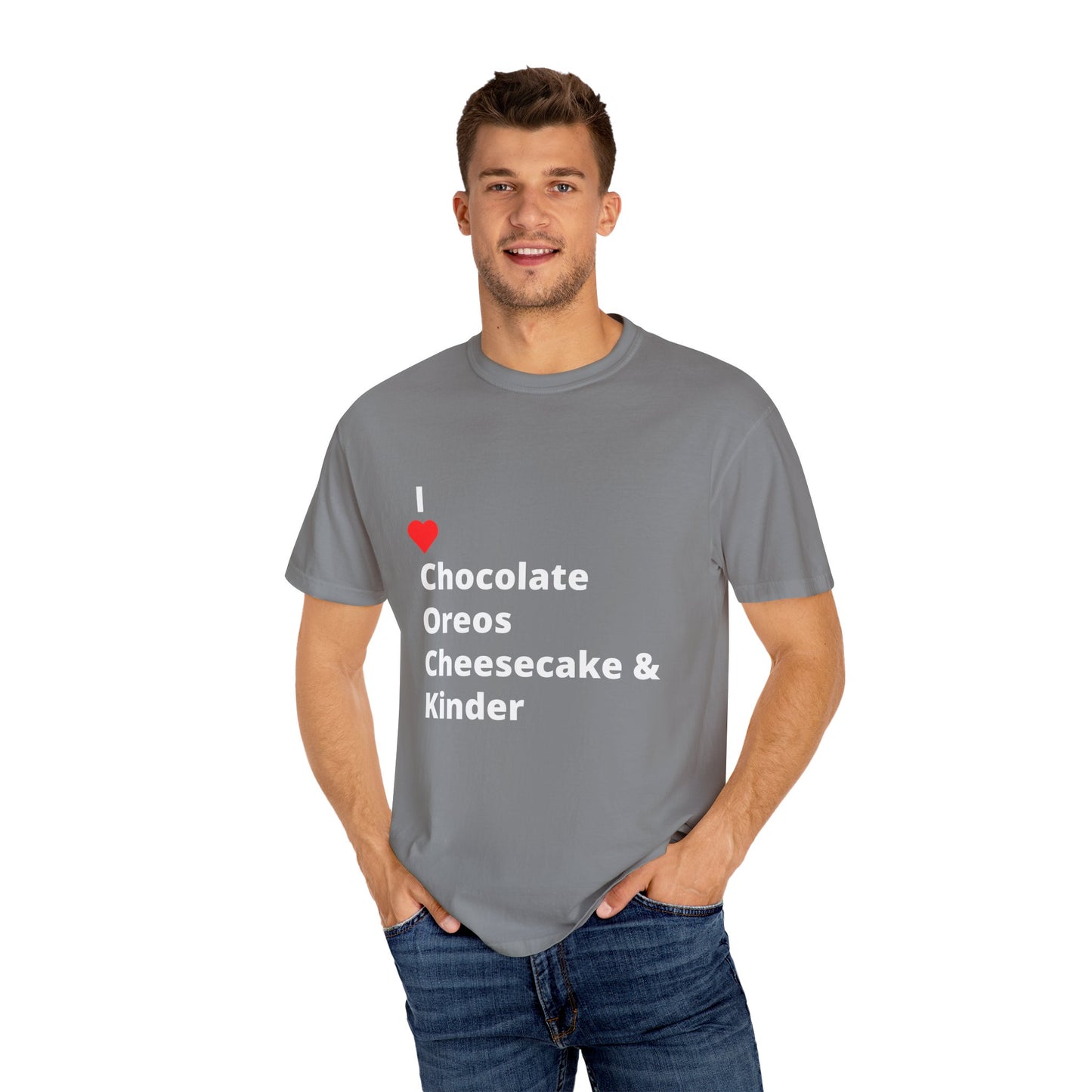 I ❤️ Chocolate Oreos Cheesecake & Kinder (C.O.C.K.) T-Shirt
