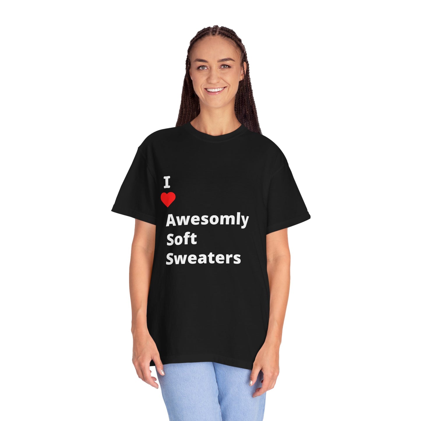 I ❤️ Awesomely Soft Sweaters (A.S.S.). This tee has layers, just like your favorite sweater. 👀