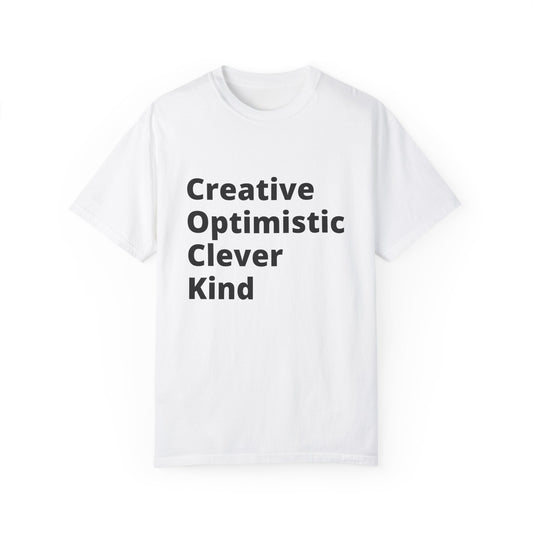 🐓Creative Optimistic Clever Kind (C.O.C.K) T-Shirt Good vibes only – and maybe just a little bit of mischief.