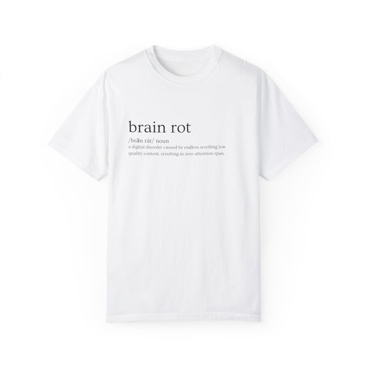 💾 "Brain Rot" Definition Tee – Zero Thoughts, Maximum Vibes